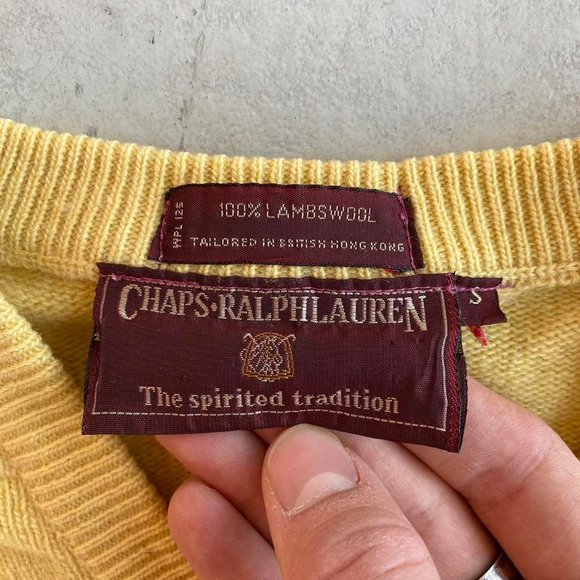 Vintage Chaps Ralph Lauren Wool Knit - Picture 4 of 4